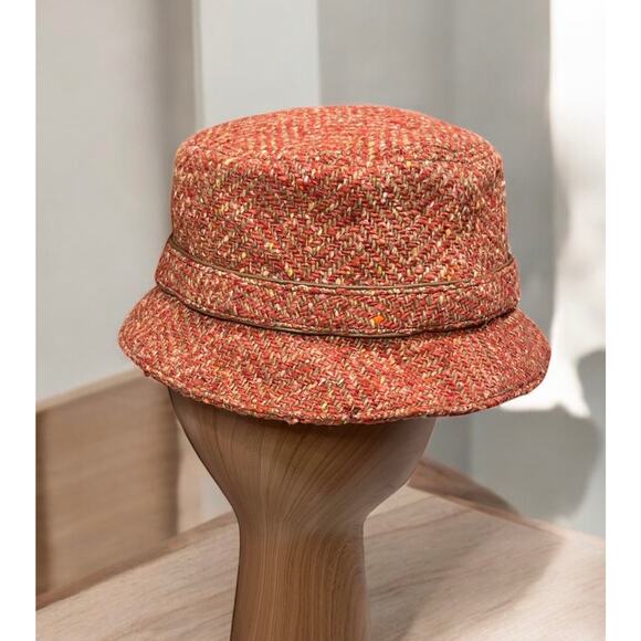 NWT Y2K Coach F80225 Scaro Herringbone Crusher Hat Size P/S - Picture 3 of 7